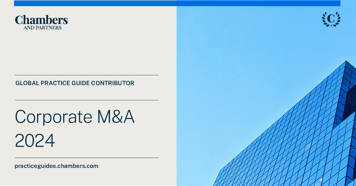Chambers Global Practice Guide: Korporativno pravo i M&A 2024